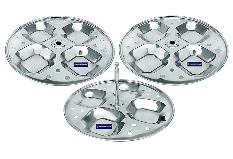 TENNYSON IDLI MAKER DELIGHT SQUARE 3 PLATES 12 IDLIES - Image 4