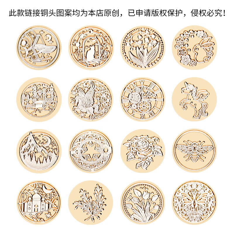 Fire Paint Seal Head Tulip Peeking Cat Hand Account Fire Paint Guka Brass Head - Image 2