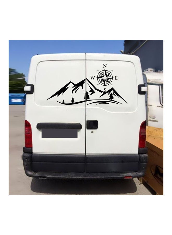 نيبمينينت طقم ملصقات بتصميم بوصلة للتنقل مكون من قطعتين - Image 3