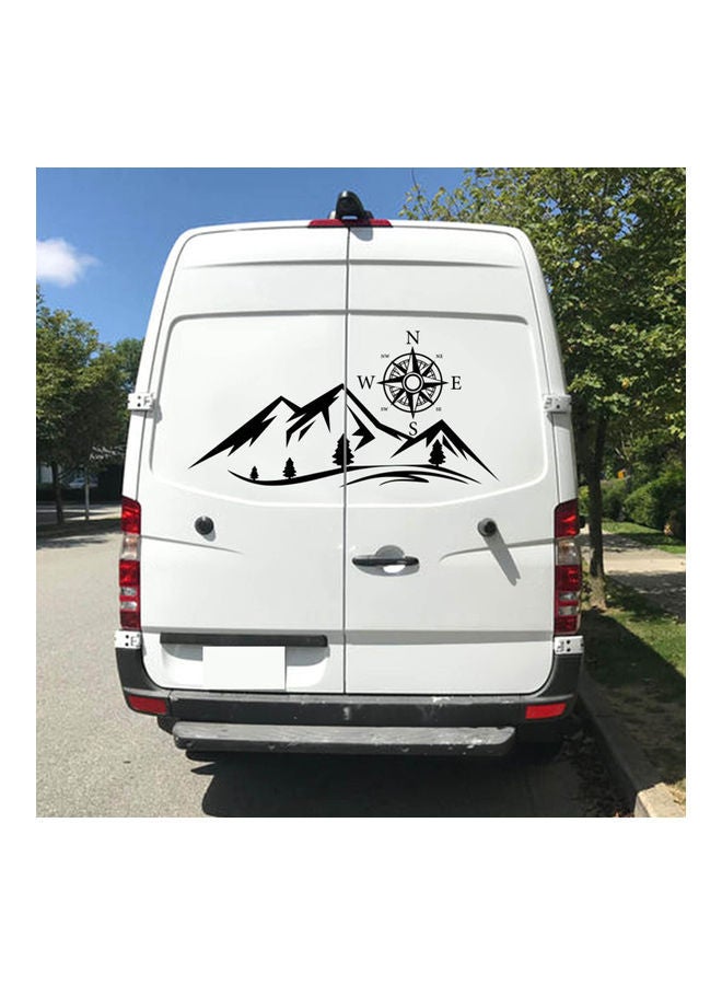 نيبمينينت طقم ملصقات بتصميم بوصلة للتنقل مكون من قطعتين - Image 4