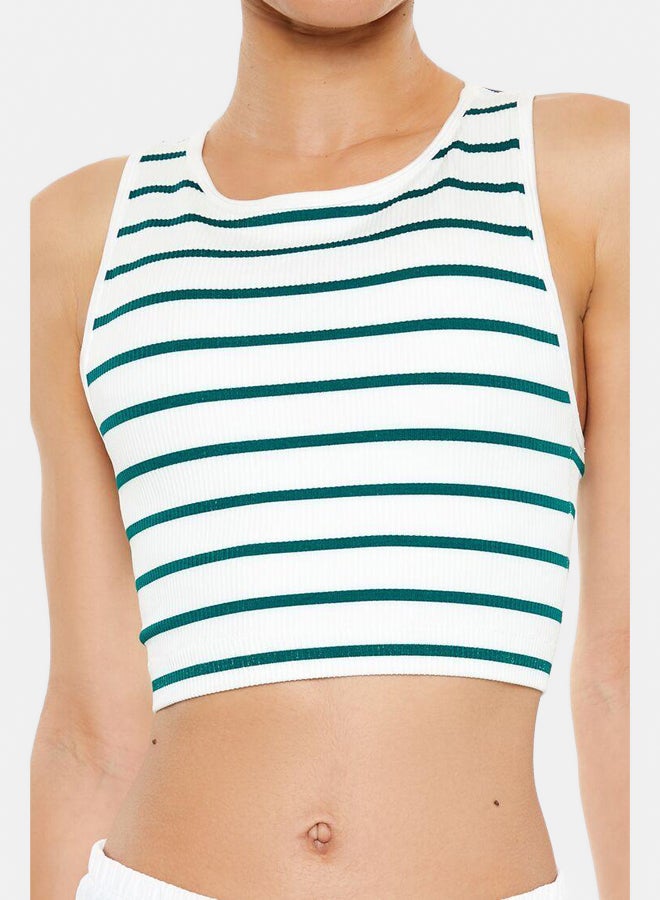 FOREVER 21 Active Seamless Striped Tank Top - Image 3