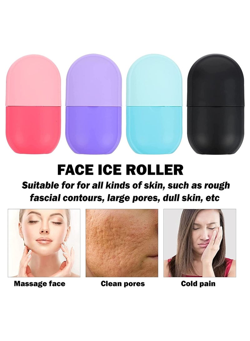 ORiTi 1PC set Ice Face Roller 2022 & Face Mask cover, Facial Beauty Ice Roller Skin Care Tools, Skin Care Products-For Face & Eyes, Remove Fine Lines, Shrink Pores, Reduce Acne, Lubricate the Skin  - Image 5