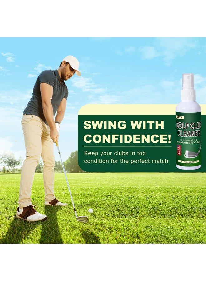 ZOXY Golf Club Polishing Kit, Clean, Polish, and Restore Irons, Drivers, Putters-Golf Club Cleaning Kit with Golf Club Polish, Golf Club Cleaner, Golf Grip Solvent - Image 4