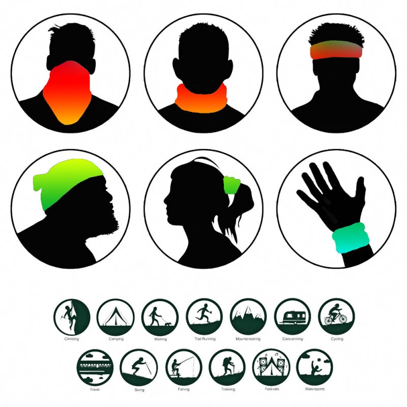 Breathable Fabric Multifunctional Mask - Fast Drying Comfort Reusable Headband for Outdoor Sports & Daily Wear - Image 2
