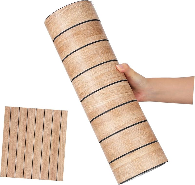 لوح حائط سميك ذاتي اللصق بقشرة خشبية قابلة للتقشير لتزيين الديكور الداخلي للمعيشة والمكاتب - Image 2