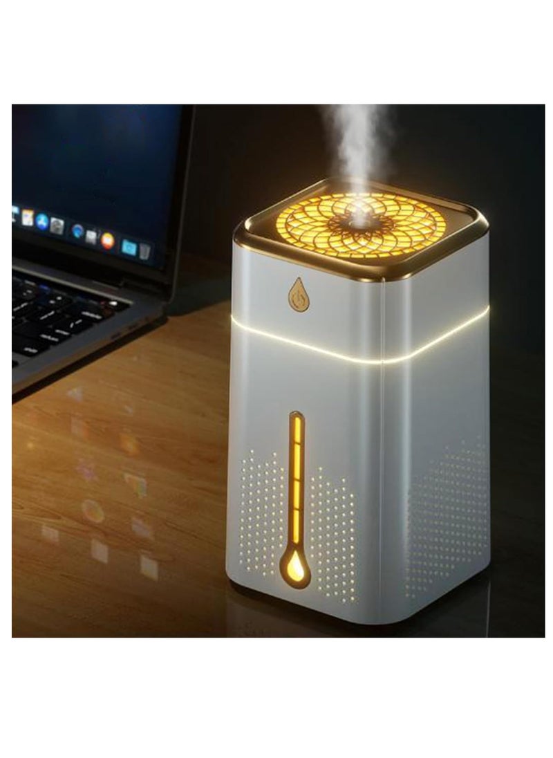 Generic Holizon Ultra Quiet Auto Shut Off 1L Ice Mist Humidifier Square, White  - Image 3