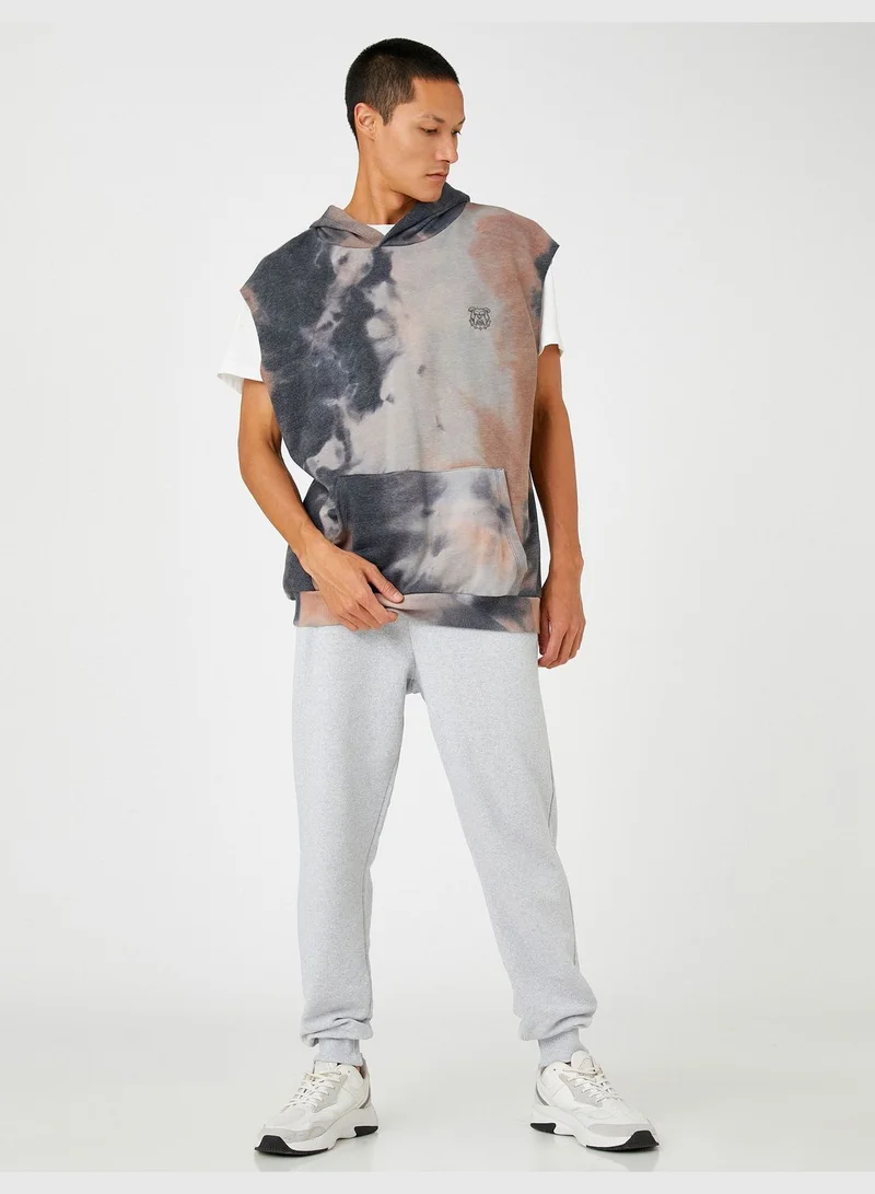 KOTON Basic Jogger Sweatpants Drawstring Pocket Detailed