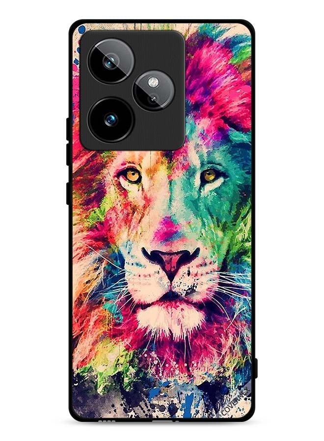 Covernex Realme GT 7T 5G Protective Case Cover Lion Paint Art