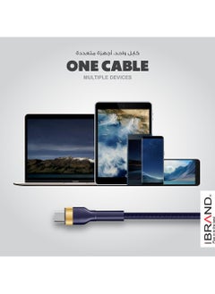 IBRAND Power Delivery High Speed USB Type-C to Type-C Cable 100cm (Black)  - Image 5