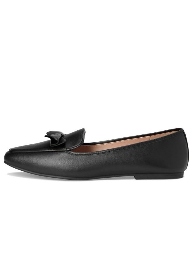 COLE HAAN أحذية لوفرز بيسون الناعمة للنساء، جلد أسود، 38.5 EU - Image 5