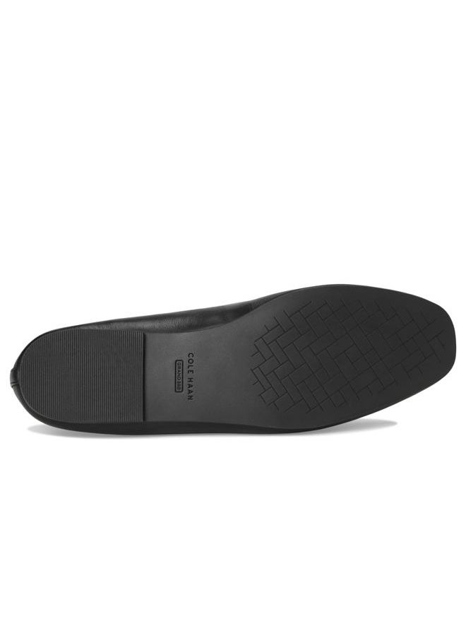 COLE HAAN أحذية لوفرز بيسون الناعمة للنساء، جلد أسود، 38.5 EU - Image 4