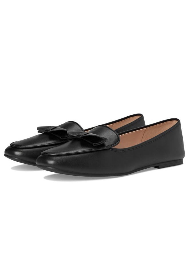 COLE HAAN أحذية لوفرز بيسون الناعمة للنساء، جلد أسود، 38.5 EU - Image 1