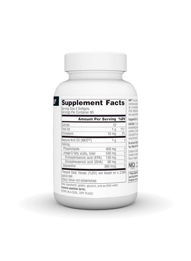 Source Naturals NKO Neptune Krill Oi, Supports Heart Health and Cell Membrane Integrity*, 500mg - 120 Softgels - Image 2