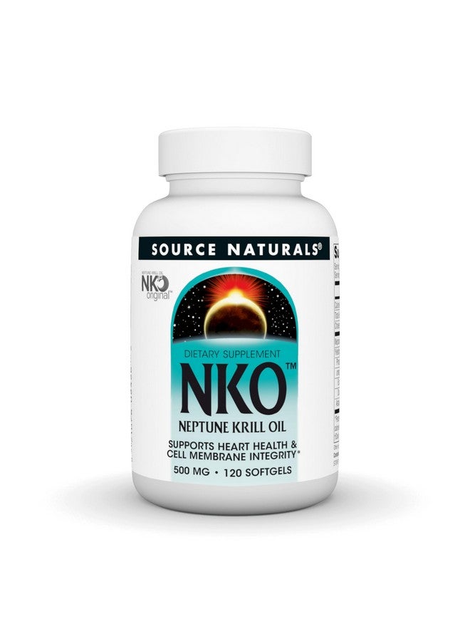 Source Naturals NKO Neptune Krill Oi, Supports Heart Health and Cell Membrane Integrity*, 500mg - 120 Softgels - Image 1