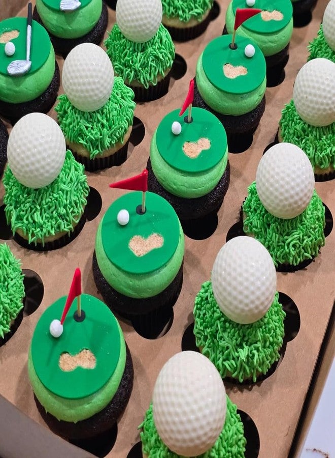 Apiocmy Golf Ball Chocolate Molds - 40-Cavity Silicone Golf Ball Cake Pop Mold for Cake Decorations, Hot Chocolate Bomb, Jelly, Pudding, Gelatin Molds - Image 3