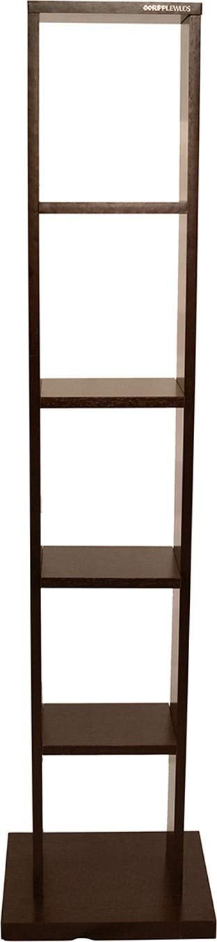 RIPPLEWUDS Evan Engineered Wood Book ShelfHome Decor Display Rack Wenge - Image 5