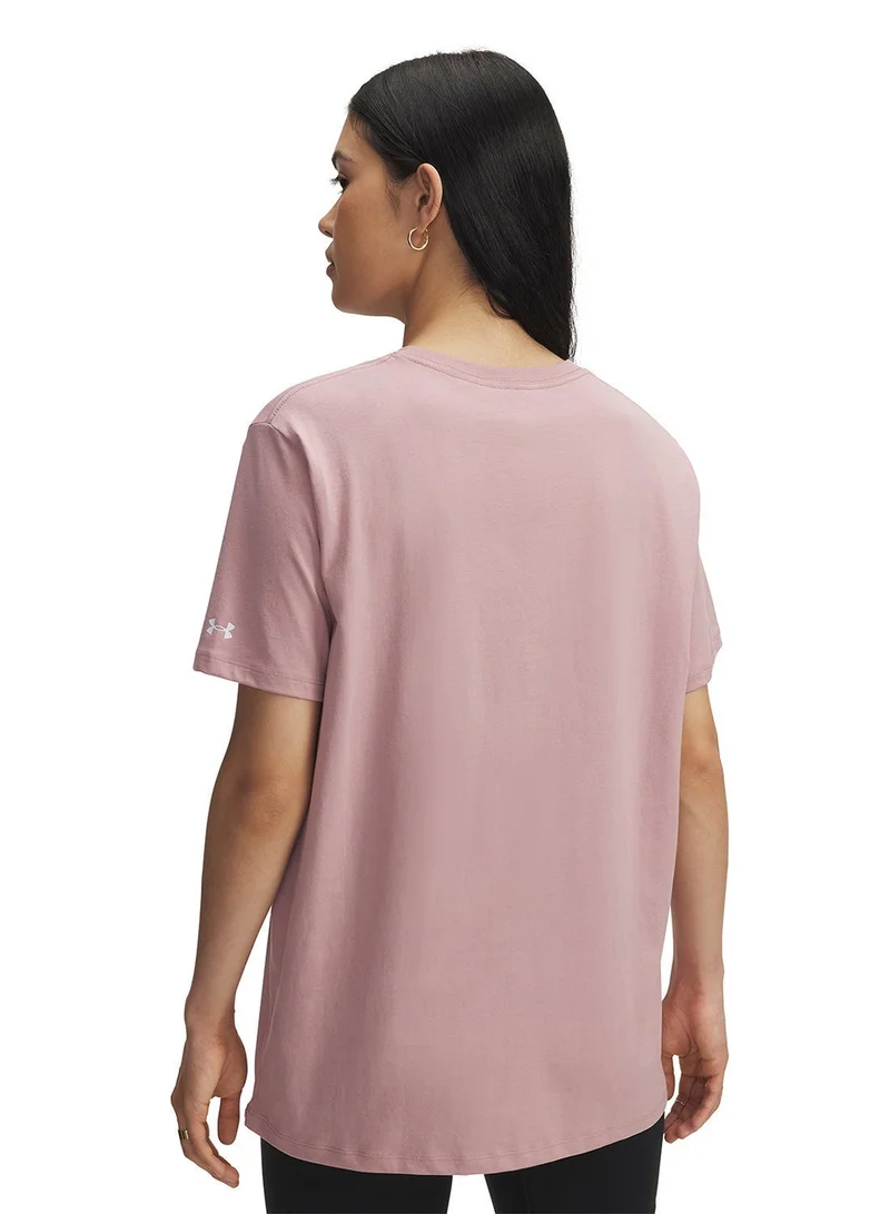 اندر ارمر تيشيرت رايفال أوفرسايز كامبس