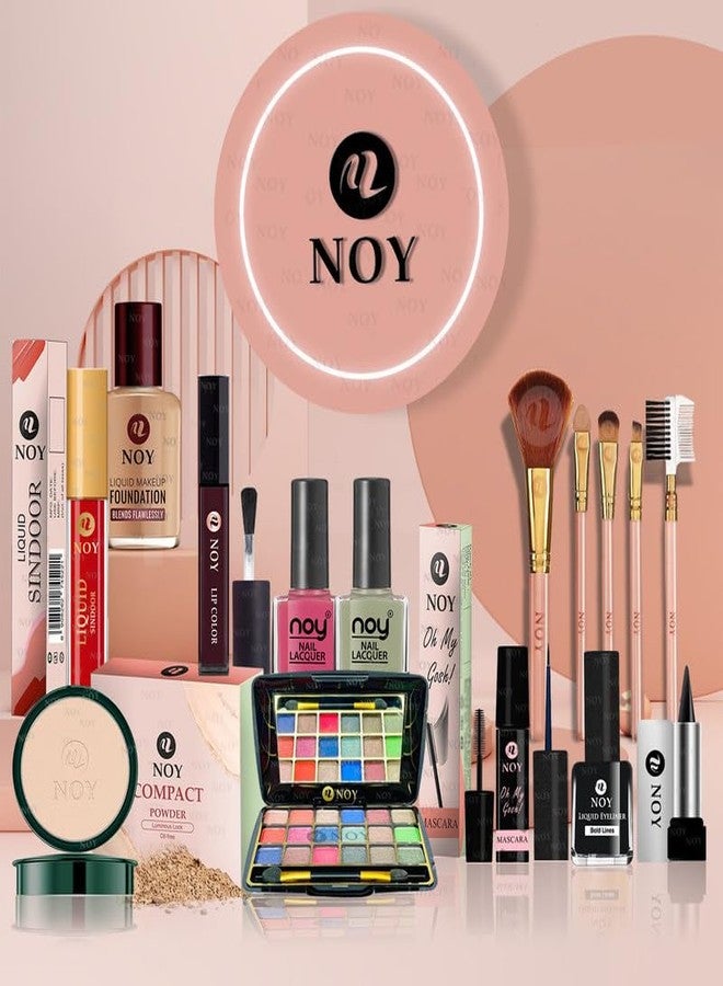 NOY Unicorn Delight Whimsical Makeup Kit Combo Enchanting Transformations Non Transfer & Quick Dry NO#225 (Pack of-15) - Image 2