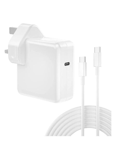 Replacement 61W USB-C Power Adapter Compatible 13" 12 Apple MacBook Pro Air IPad Fast Charger 2017 2018 2019 2020 2021 With Type-C Date Cable