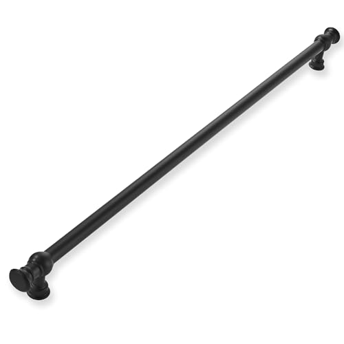 ZAUYX 1Pack 18inch457mm Hole Center Appliance Pulls Matte Black Cabinet Pulls Solid Heavy Duty Kitchen Cabinet Hardware for Cupboard - Image 1