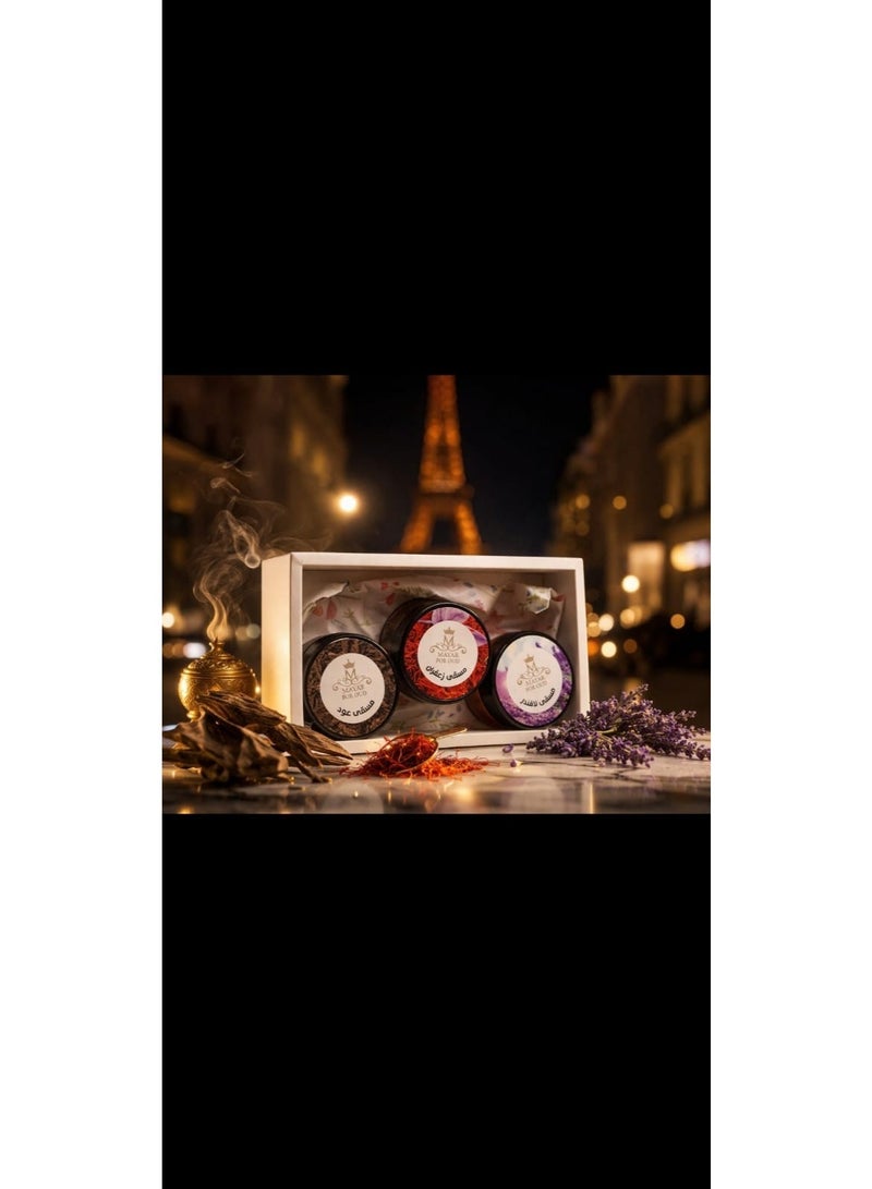 Omani Frankincense Infused (Oud/Saffron/Lavender)180g - Image 3