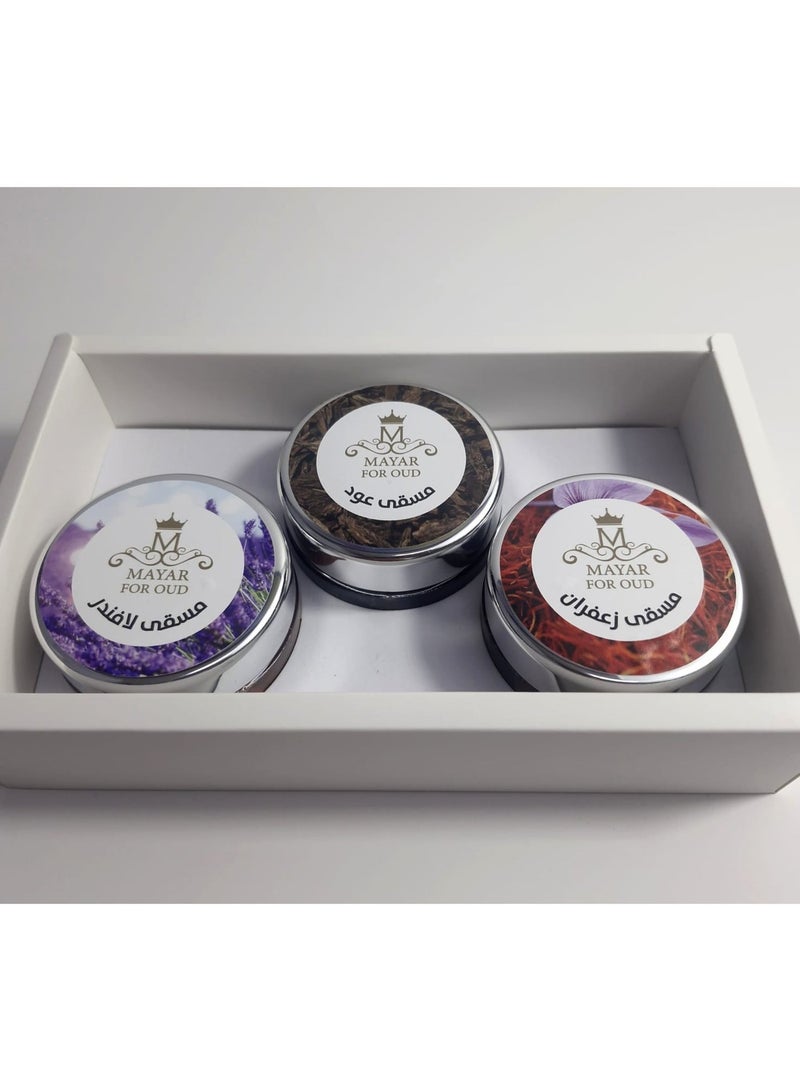 Omani Frankincense Infused (Oud/Saffron/Lavender)180g - Image 1
