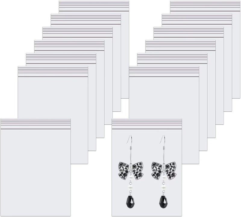BornFeel Clear Plastic Jewelry Zip Bags 200pcs 2" x 2" Small Zipper Bags for Jewelry Clear Resealable Zipper Poly Bags 2 Mil Pills Craft Beads Coins Candy Seeds Sample (12 Sizes to Choose from) - Image 1