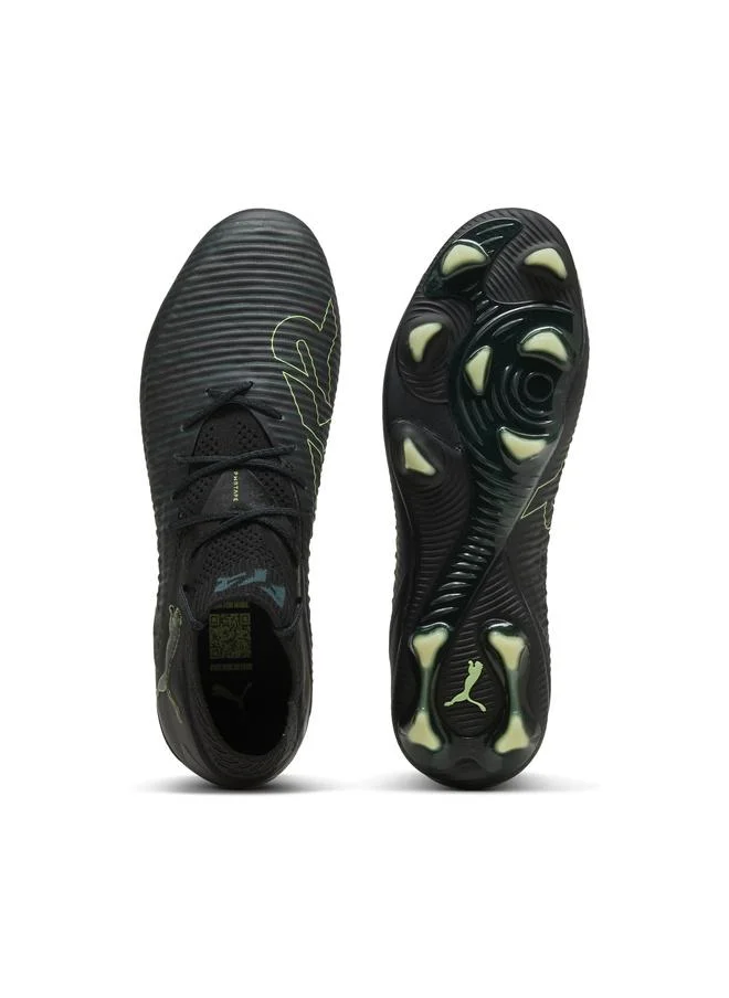 Puma Black / Fizzy Light / Green Terrain Future 8 Ultimate FG Football Boots Unisex for Men | Best Price UAE