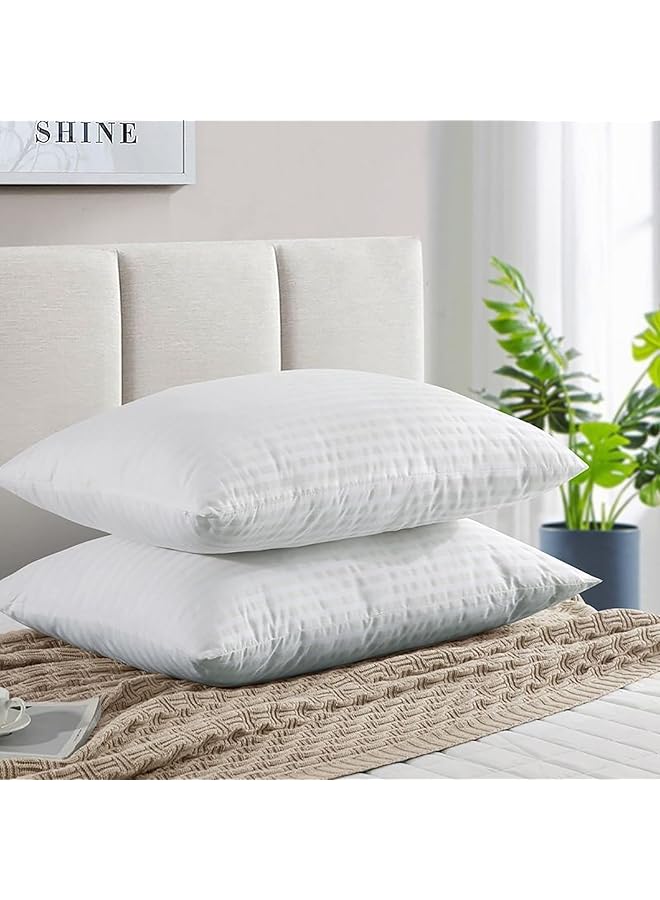 إيروريكس وسادة فندقية من 3 قطع من الألياف الدقيقة فائقة النعومة لتوفير أقصى درجات الراحة والدعم مقاس 75 × 50 سم، بيضاء - Image 4