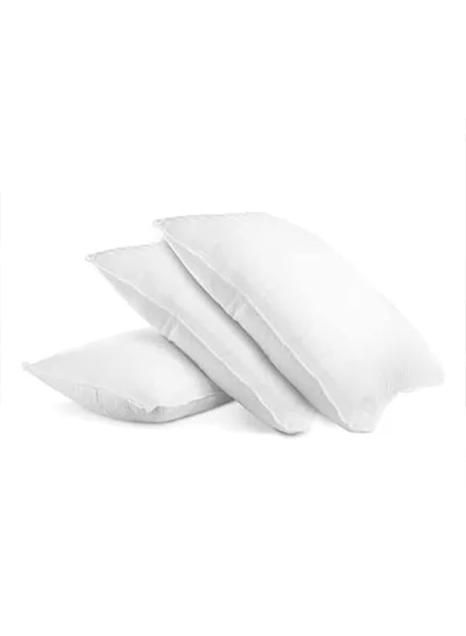 إيروريكس وسادة فندقية من 3 قطع من الألياف الدقيقة فائقة النعومة لتوفير أقصى درجات الراحة والدعم مقاس 75 × 50 سم، بيضاء - Image 1