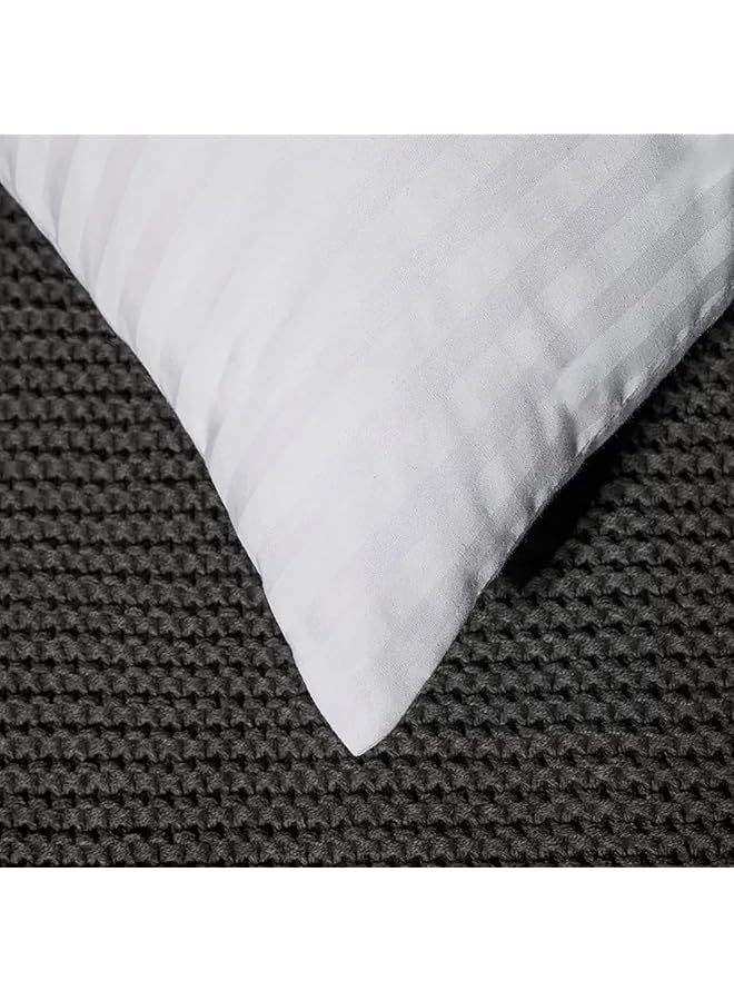 إيروريكس وسادة فندقية من 3 قطع من الألياف الدقيقة فائقة النعومة لتوفير أقصى درجات الراحة والدعم مقاس 75 × 50 سم، بيضاء - Image 2