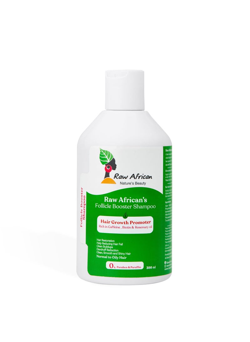 Raw African Follicle Booster Shampoo 300ml - Image 1