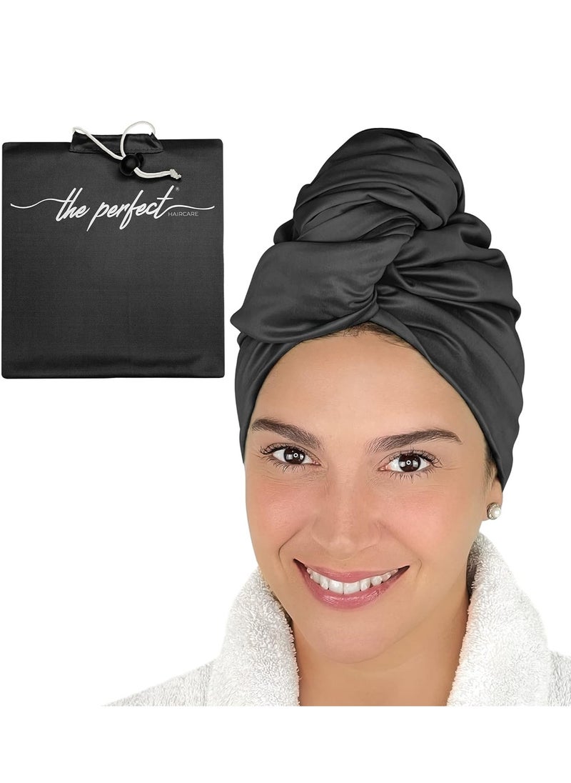 THE PERFECT HAIRCARE - Microfiber Hair Towel Wrap for Women - Gift and Travel - Smooth like Silk - Curly, Wavy, Straight Hair Girls - Plopping Essential - Anti-Frizz, Fast Drying, Works Better than a T-Shirt - Image 1