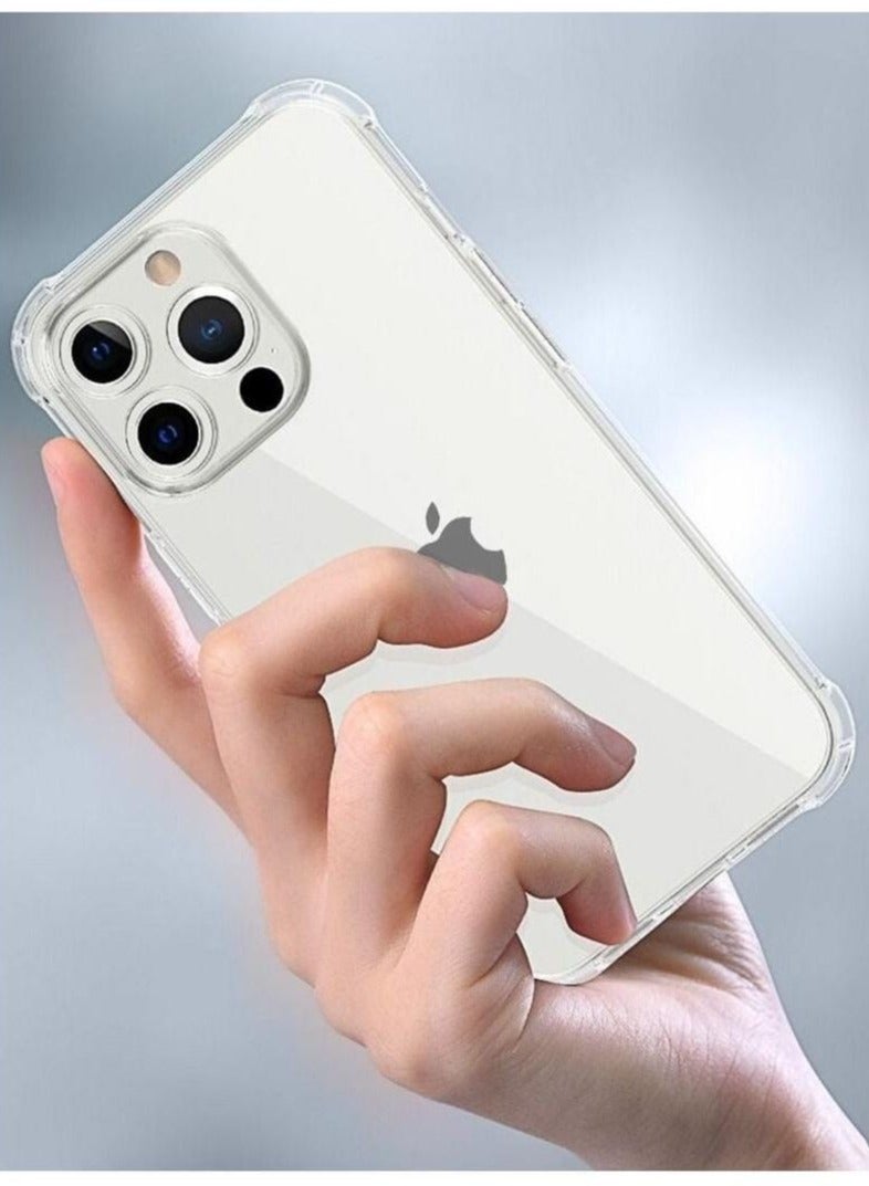 2Pack for iPhone 14 Pro Clear Case and Screen Protector 360 Degree Front and Back Protection Shockproof Soft TPU with Anti-Scratch Tempered Glass 6.1 inch - Image 3