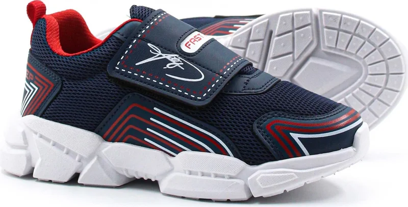 Fast Step Children's Orthopedic Velcro Flexible Lightweight Breathable Mesh Children's Sneaker Sports Shoes 133xcaa-35