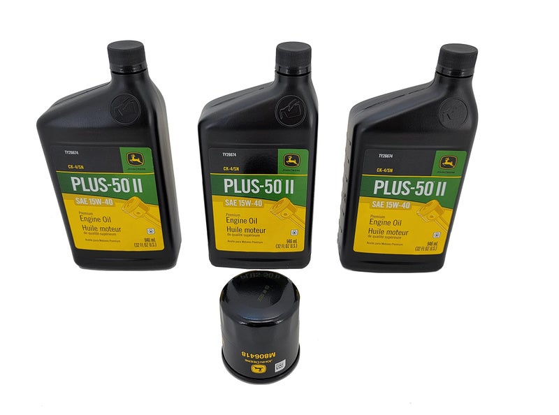 John Deere Original Equipment 1023E/1025R/1026R Oil Change Kit - TY26674A - Image 2