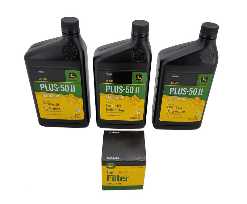 John Deere Original Equipment 1023E/1025R/1026R Oil Change Kit - TY26674A - Image 3