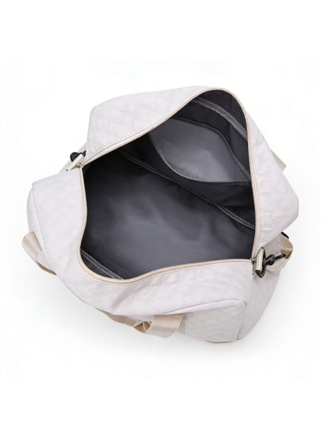 CKIKH travel bags and sports/fitness bags with shoe compartments can be worn as a single shoulder or double shoulder. These lightweight and fluffy tote bags feature compartments and are suitable for travel, work, and fitness use. - Image 5