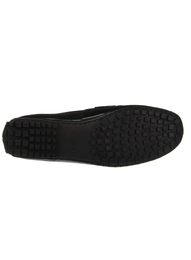 RUOSH Mens Innovative Dual Tone Loafer Slip on Driving Comfort Leather Work Office Formal Occasion Party Casual Wear Italian Design Anti Skid Padded Insole Fashion Premium Shoes