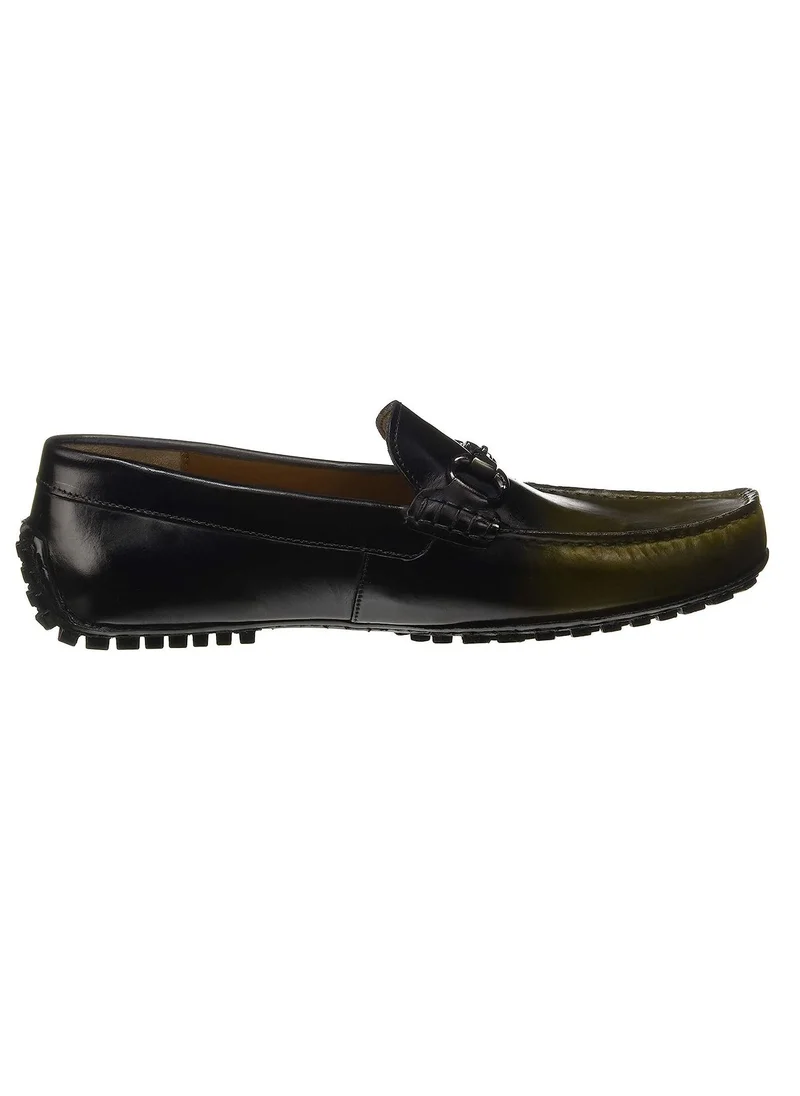 RUOSH Mens Innovative Dual Tone Loafer Slip on Driving Comfort Leather Work Office Formal Occasion Party Casual Wear Italian Design Anti Skid Padded Insole Fashion Premium Shoes