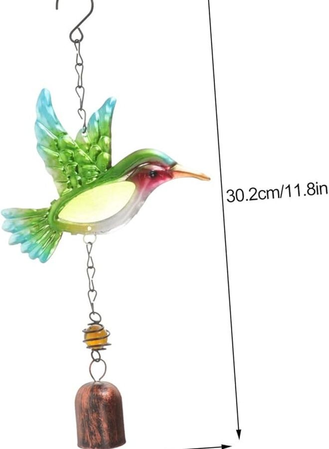 Assorted Color Hummingbird Wind Chime 30x14cm Lightweight Garden Patio Home Decor - Image 4