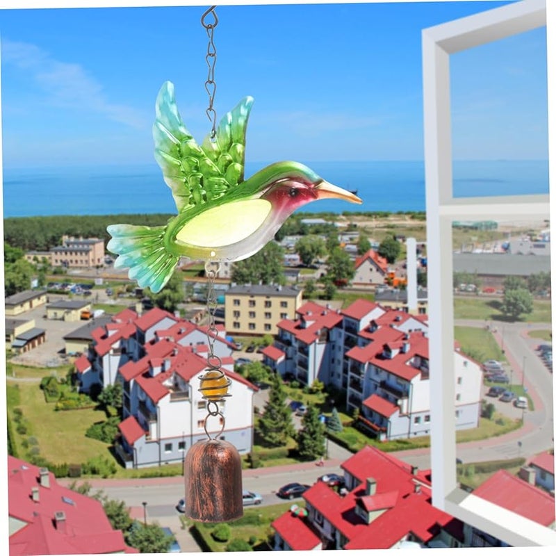 Assorted Color Hummingbird Wind Chime 30x14cm Lightweight Garden Patio Home Decor - Image 5