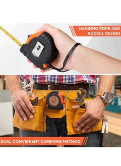 Bukela Gifts for Dad from Daughter Son, Birthday Christmas Dad Gifts, Best Dad Ever Gifts Step Dad Bonus Dad New Dad Daddy Gift for Fathers Day, Genuine Leather Engraved 25 FT Tape Measure Tools Gift for Dad  - Image 4
