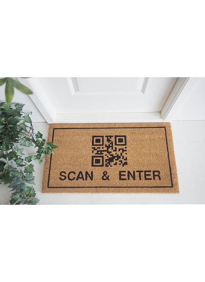 Orchid Orchid Scan & Enter Printed Coir Doormat 45x75cm  - Image 2