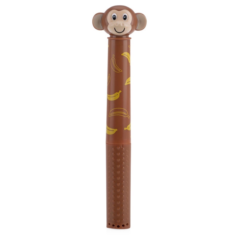 Nuby Electric Toothbrush with Animal Character, Monkey - Image 2