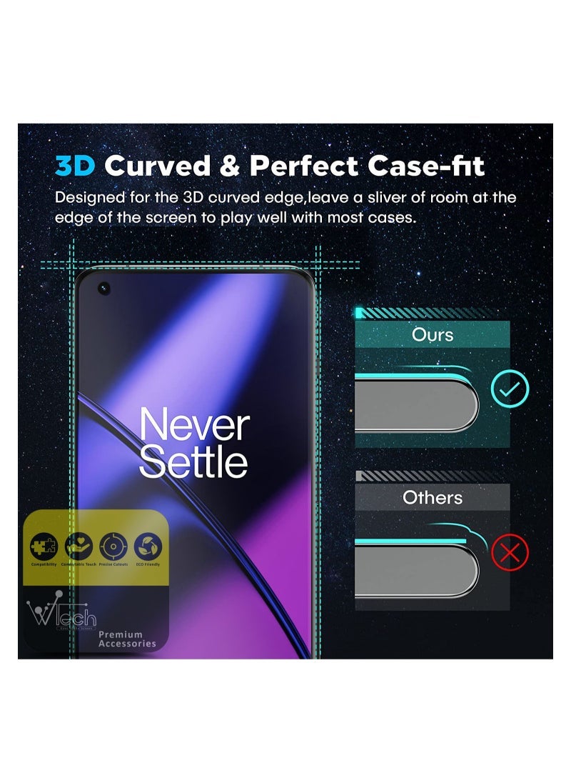 ELTRAZONE Premium Curved Edges Full Glue Full Cover Tempered Glass Screen Protector for OnePlus 11 5G 2023 – Clear – Full Screen Coverage, Scratch-Resistant, Ultra-Clear, Anti-Fingerprint, Bubble-Free Application - Image 5