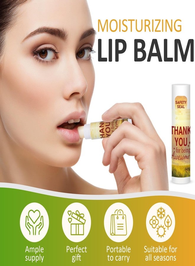 DMSKY Appreciation Gifts 60 Pcs Lip Balm Bulk, Staff Appreciation Gifts Bulk Thank You Gifts Bulk for Coworkers Teacher Worker Employee Leaving Farewell Gifts - Image 5