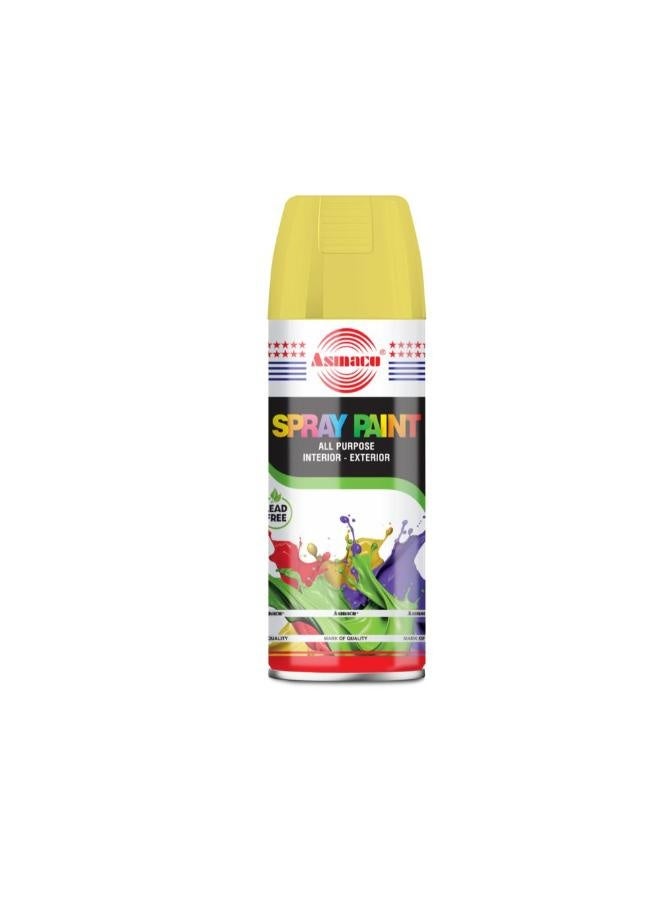 Asmaco Spray Paint - Canary Yellow - 400 Ml - Set of 01