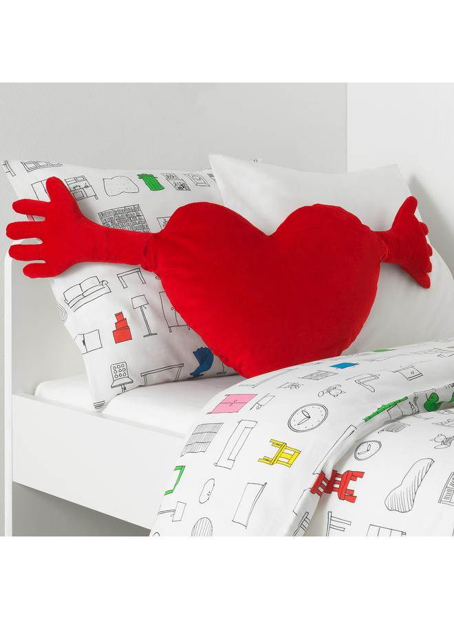 erorex Cushion, red, 40x101 cm - Image 4