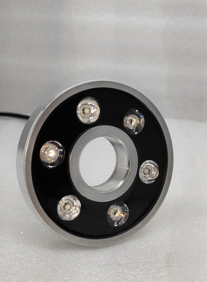 Aqua Light, 6 LEDs Fountain Nozzel Light, IP68 Waterproof, Warm White Colour, Round Shap (1 PCS Ligh - Image 2